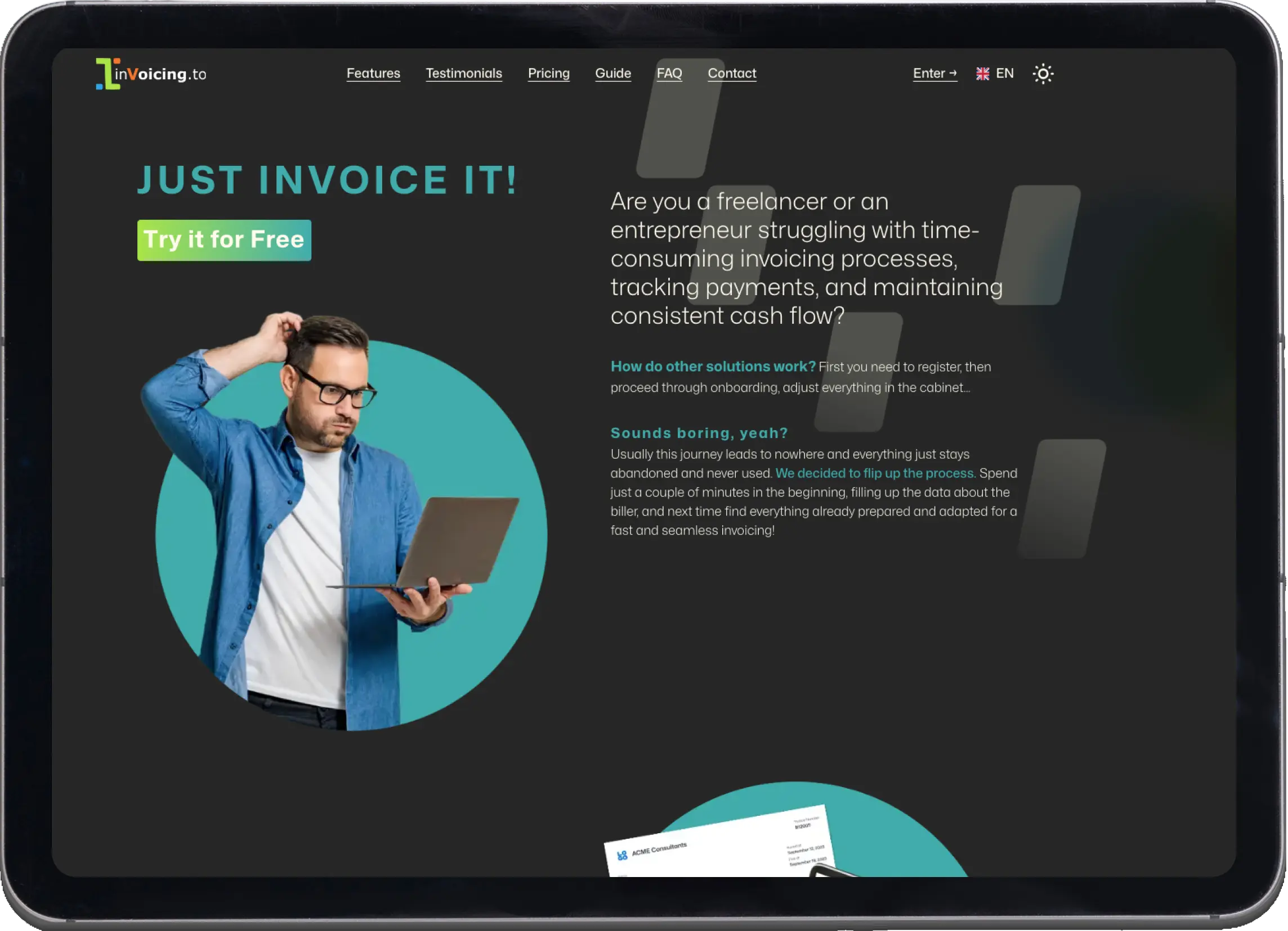 Coding Wisely - Invoicing project