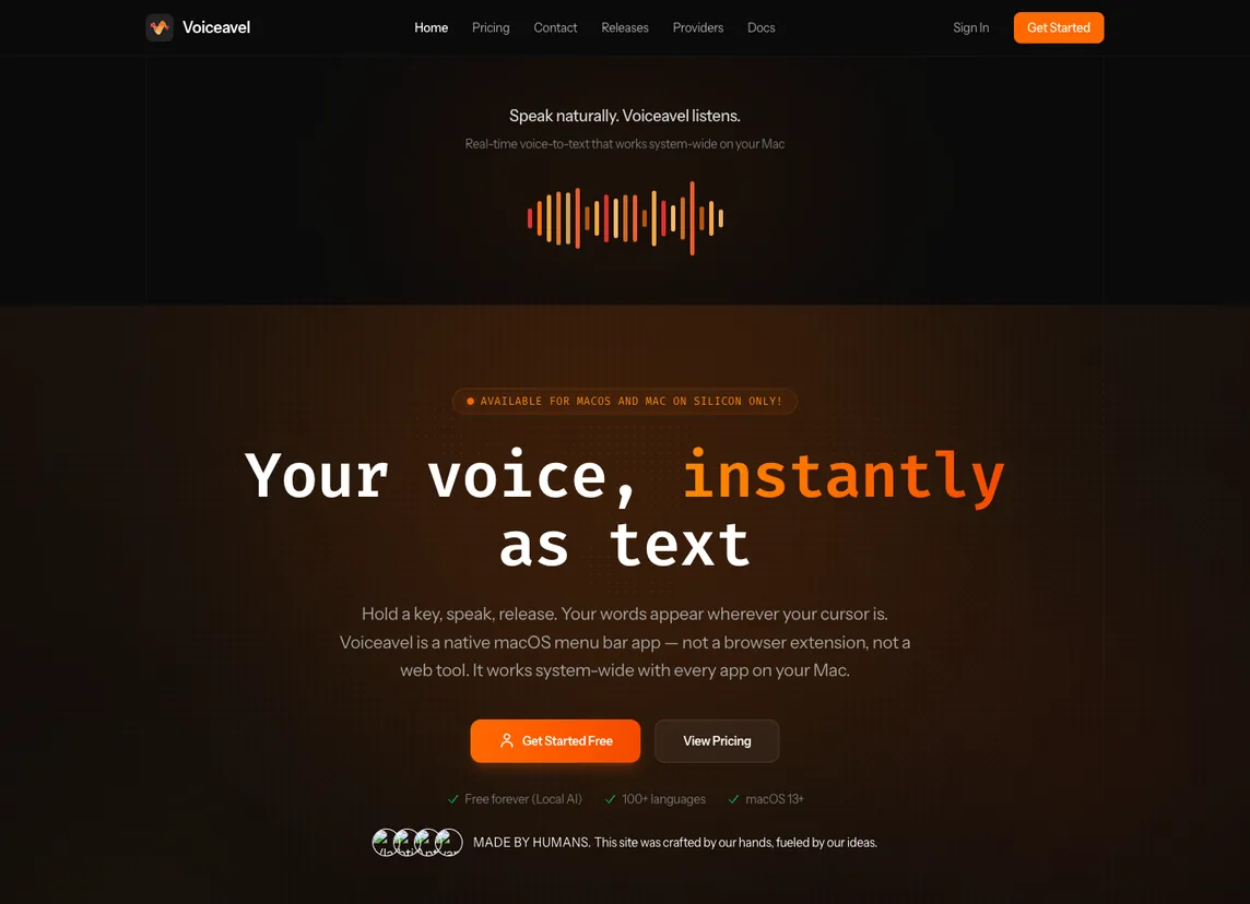 Coding Wisely - Voiceavel project