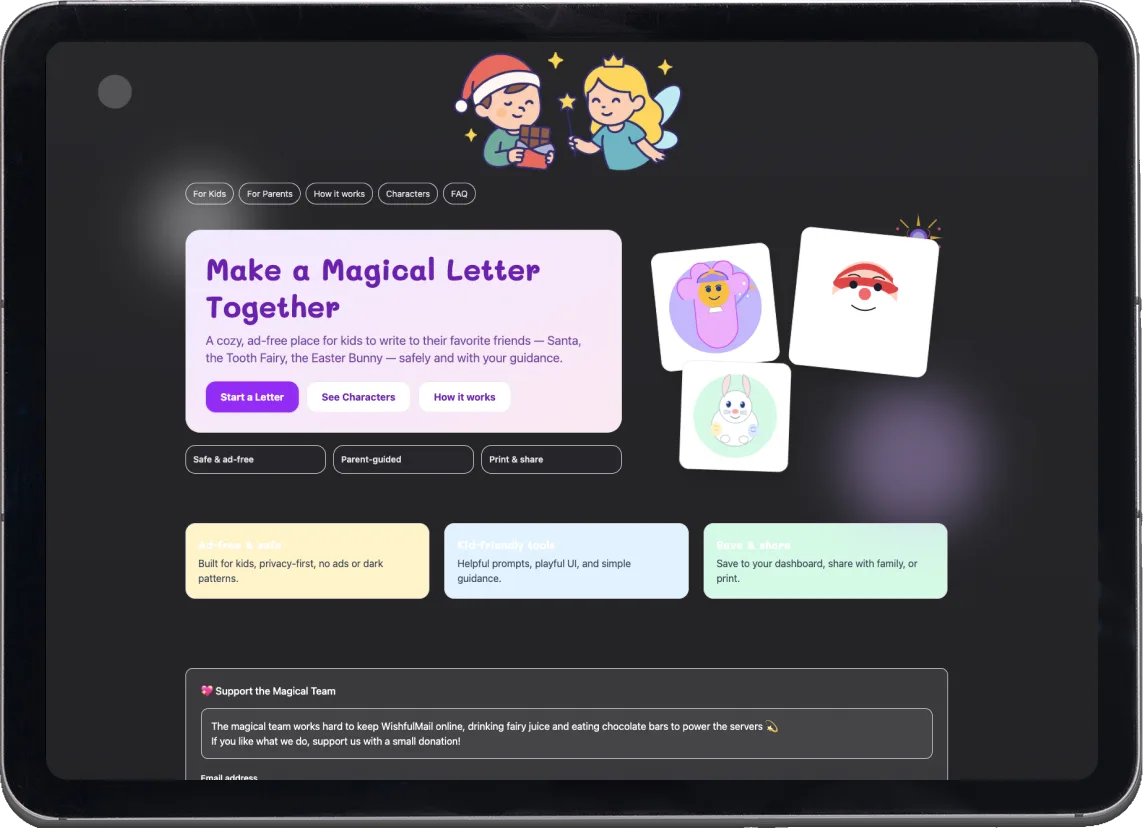 Coding Wisely - WishfulMail project
